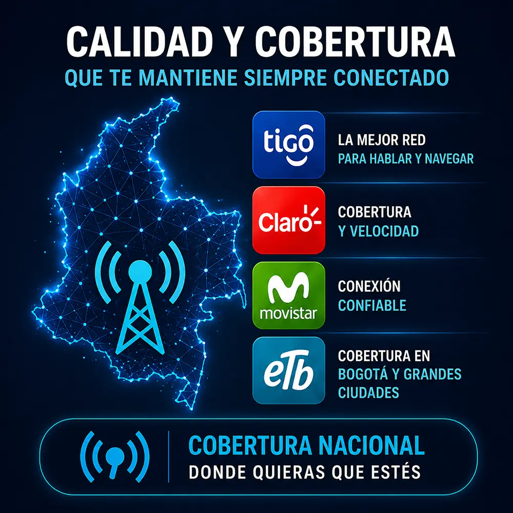 SIM card prepago Colombia 3G 4G 5G compatible Tigo Claro Movistar ETB